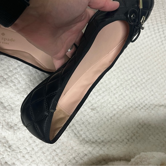 Kate Spade Black Quilted Ballet Flats - Picture 11 of 11